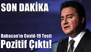 Ali Babacan Korona Virüse Yakalandı