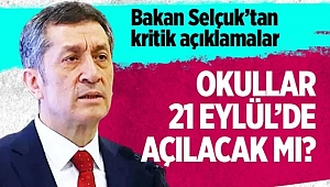 Bakan Selçuk'tan 21 Eylül Açıklaması