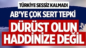 Dışışleri Bakanlığından AB'ye Ayar