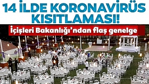 Düğün ve Etkinlere Koronavirüs Kısıtlaması