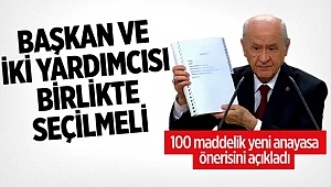 Bahçeli'den Yeni Anayasa Çıkışı!