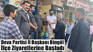 Başkan Bingöl İlçe Gezilerine Başladı
