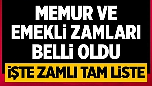 Maaş Zamları Belli Oldu