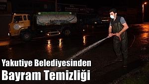 Yakutiye Ekipleri Bayram Temizliği Yaptı