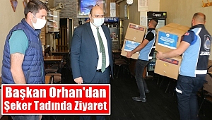 Başkan Orhan'dan Şeker Tadında Ziyaret