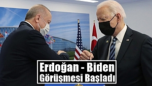 Erdoğan - Biden Görüşmesi Başladı