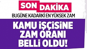 Kamu İşçilerine Rekor Zam