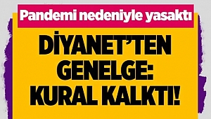 Diyanet'ten Sosyal Mesafe Genelgesi