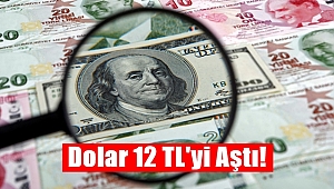 Dolar 12 TL'yi Aştı