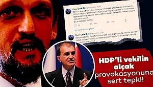 Ömer Çelik'ten Garo'yaSert Tepki!