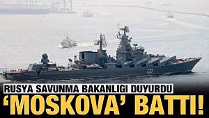 Rusya'nın Amiral Gemisi Battı!