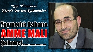 Yayıncılık Bahane, Amme Malı Şahane!...