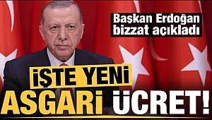Başkan Erdoğan Yeni Asgari Ücreti Açıkladı