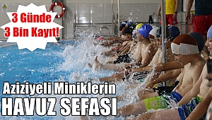 Aziziyeli Miniklerin Havuz Sefası