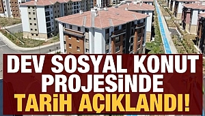 Sosyal Konut Projesinde Tarih Belli Oldu