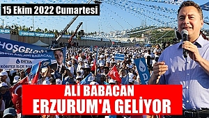 Babacan'ın Erzurum Miting Tarihi Belli Oldu