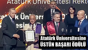 Atatürk Üniversitesi YÖK Üstün Başarı Ödülüne layık görüldü