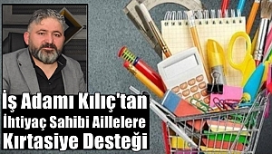 Cavit Kılıç Yardım Çağrısına Duyarsız Kalmadı