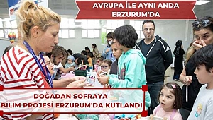 Doğadan sofraya Bilim Projesi 20 bini aşkın ziyaretçiyi misafir etti