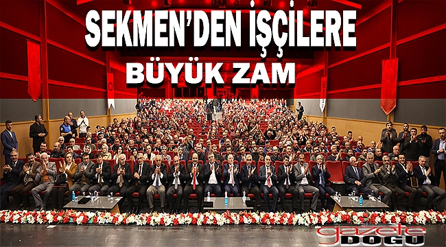 Mehmet Sekmen'den %75 Zam
