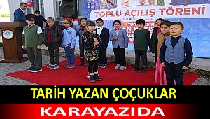 Tarih Yazan Çocuklar Karayazıda.