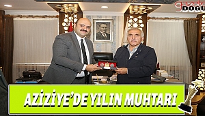 Aziziye'de Yılın Muhtarı Kenan Güllük Oldu