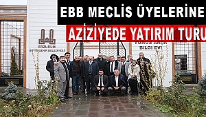 EBB Meclis Üyelerine Aziziye'de Yatırım Turu