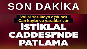 İstiklal Caddesinde Şok Patlama.