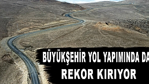 Büyükşehir Yol Yapımında da Zirvede