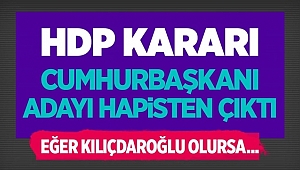 HDP Cumhurbaşkanı Adayını Açıkladı