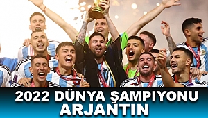 Mbappe'nin çabası yetmedi, Messi'li Arjantin şampiyon oldu