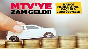 Motorlu Taşıtlar Vergisi'nde artış oranı belli oldu!
