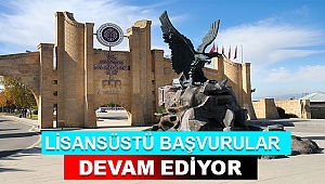 Lisansüstü Başvurular Devam Ediyor