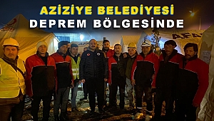Aziziye Belediyesi deprem bölgesinde