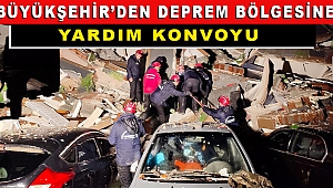 Büyükşehir'den Deprem Bölgesine Yardım Konvoyu