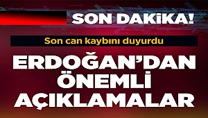Cumhurbaşkanı Erdoğan'dan Deprem Bölgesinde Yeni Açıklamalar