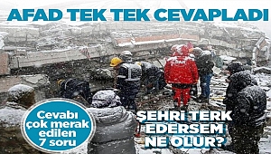 Deprem sonrası en çok merak edilen 7 soru!