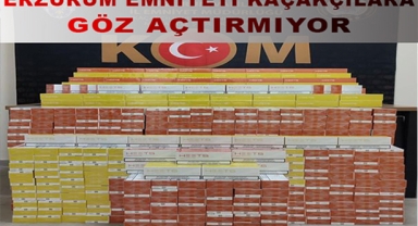 Erzurum Emniyeti Kaçakçılara Göz Açtırmıyor