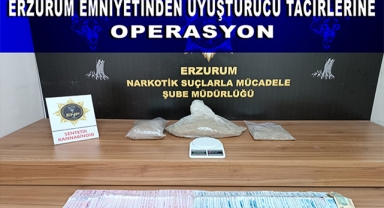 Erzurum Emniyeti'nden Uyuşturucu Tacirlerine Operasyon