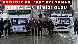 Erzurum Felaket Bölgesine Can Simidi Oldu