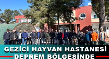 Gezici Hayvan Hastanesi Deprem Bölgesinde…