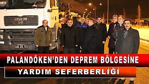 Palandöken Belediyesi Depremzedelerin Yanında