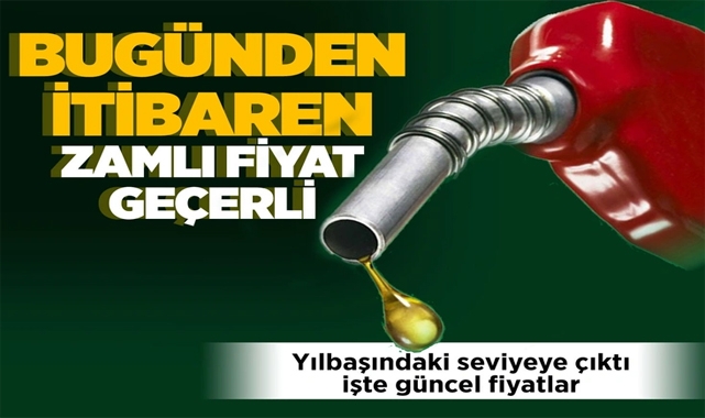 Akaryakıta Zam Geldi!