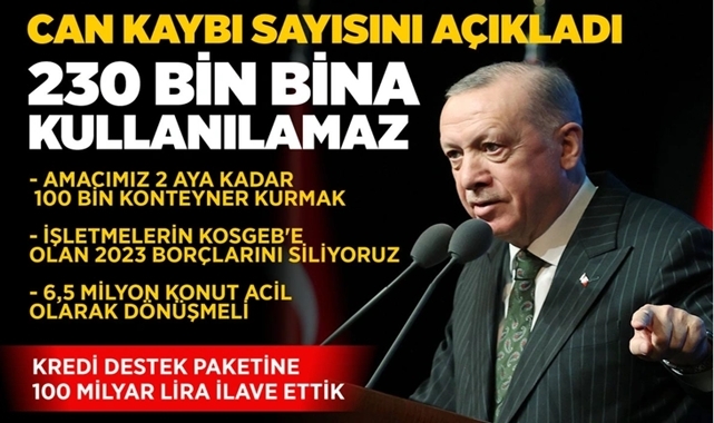 Başkan Erdoğan'dan Önemli Açıklamalar