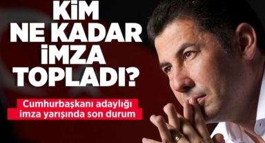 Cumhurbaşkanlığı İmza Yarışında Sinan Oğan Sürprizi