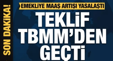Emekliye Maaş Zammı Yasalaştı