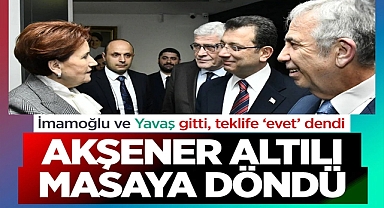 Meral Akşener Altılı Masaya Dönüyor!