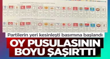 14 Mayıs Seçimlerinin Oy Pusulası Basımı Başlandı