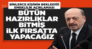 Bakan Bilgin'den Bağ-Kur'lulara İlişkin Emeklilik Açıklaması