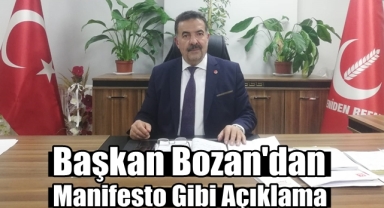 Başkan Bozan'dan Cumhur İttifakı Açıklaması